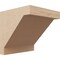 Ekena Millwork 10"W x 10"D x 10"H Wide Burlington Rough Cedar Woodgrain TimberThane Corbel, Primed Tan CORUR10X10X10BURRCPR - alternate 1